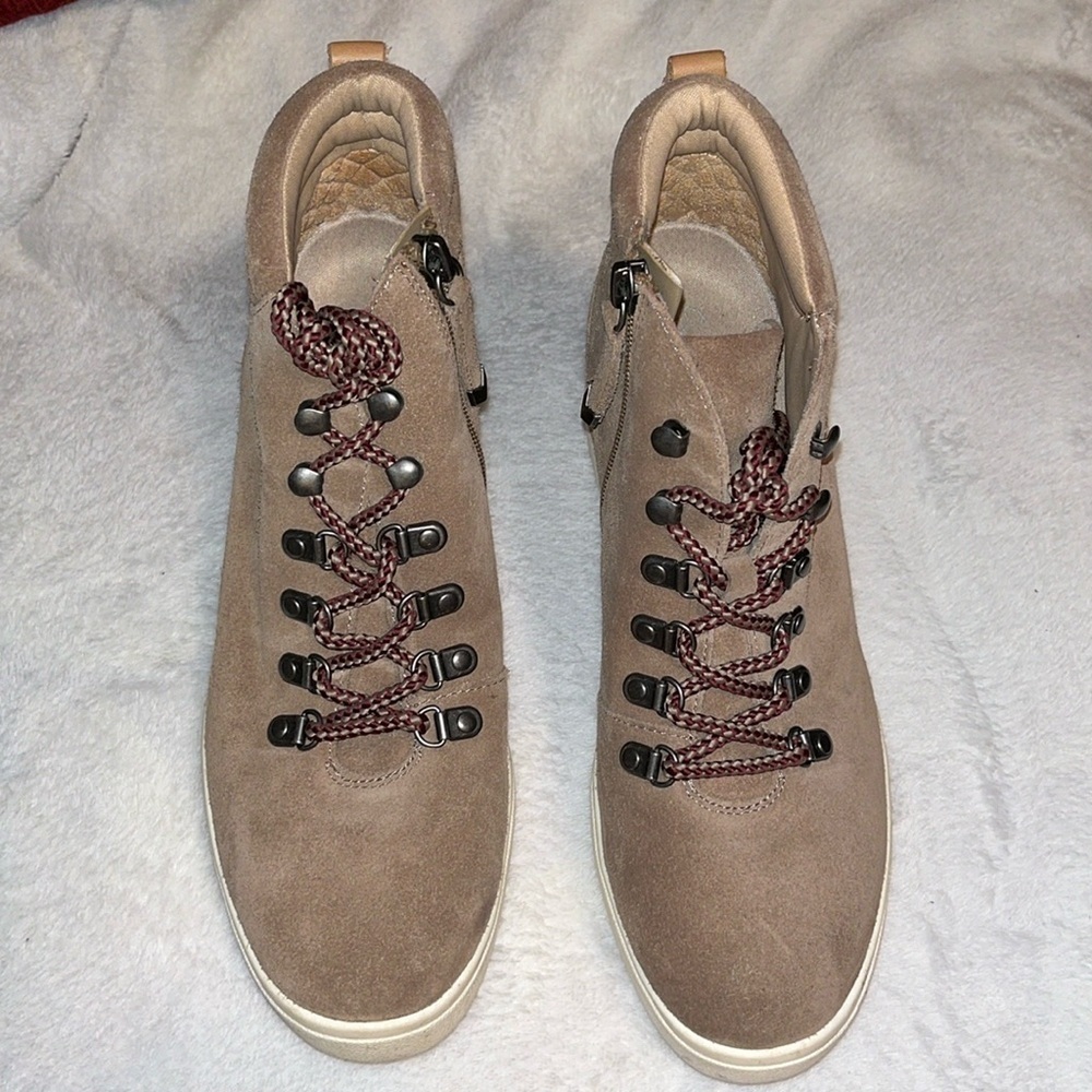 Dr.Scholl’s Women’s Tan Leather Ankle Boots Size 7.5M